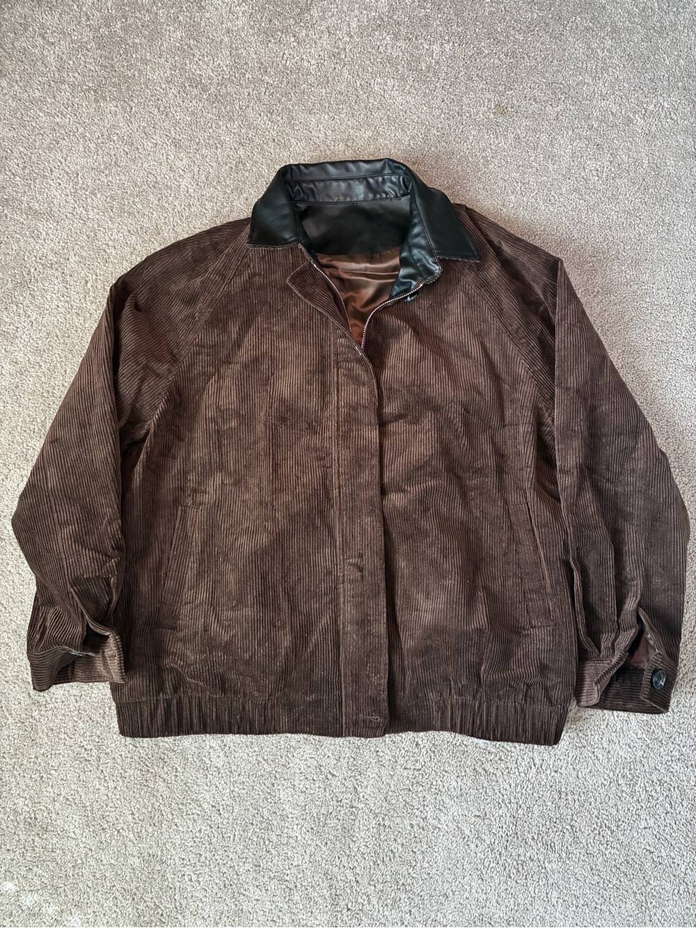 Commense Corduroy Zip Up Jacket NWT